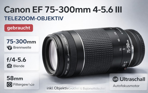 Canon 300mm 4 5 6 - 75-300mm, 4-5.6